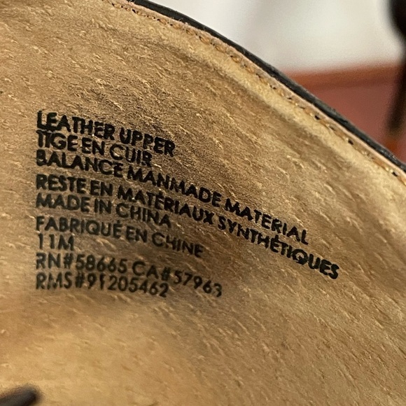 Women’s 11 14th & Union Black Stiletto Heels with Gold Studs‎ and Ankle Strap - Picture 3 of 8